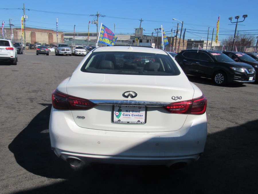 Used INFINITI Q50 3.0t LUXE AWD 2018 | NJ Used Cars Center. Irvington, New Jersey Used INFINITI Q50 3.0t LUXE AWD 2018 | NJ Used Cars Center. Irvington, New Jersey