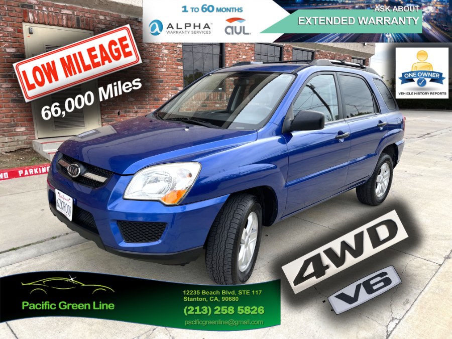 Used Kia Sportage 4WD 4dr V6 Auto EX 2010 | Pacific Green Line. Lake Forest, California