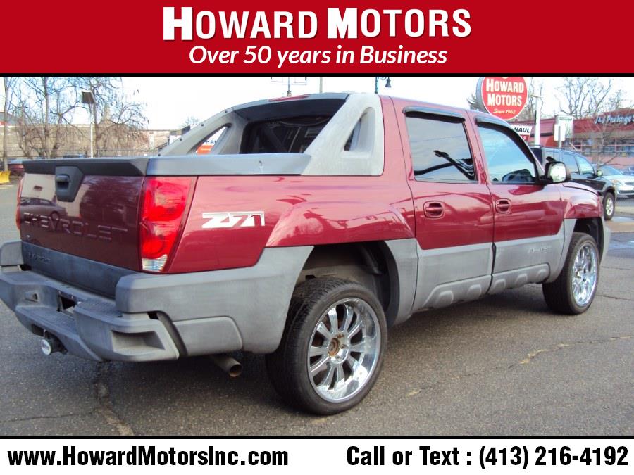 2004 Chevrolet Avalanche 1500 5dr Crew Cab 130" WB 4WD Z71, available for sale in Springfield, Massachusetts | Howard Motors. Springfield, Massachusetts 2004 Chevrolet Avalanche 1500 5dr Crew Cab 130" WB 4WD Z71, available for sale in Springfield, Massachusetts | Howard Motors. Springfield, Massachusetts
