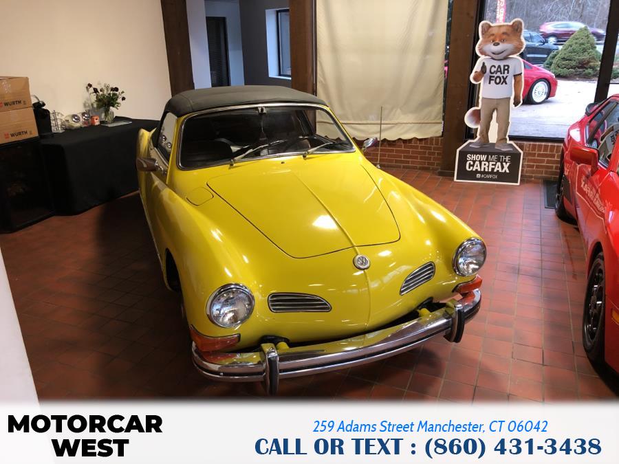 1973 Volkswagen KARMANN GHIA 2dr Conv, available for sale in Manchester, Connecticut | Motorcar West. Manchester, Connecticut 1973 Volkswagen KARMANN GHIA 2dr Conv, available for sale in Manchester, Connecticut | Motorcar West. Manchester, Connecticut