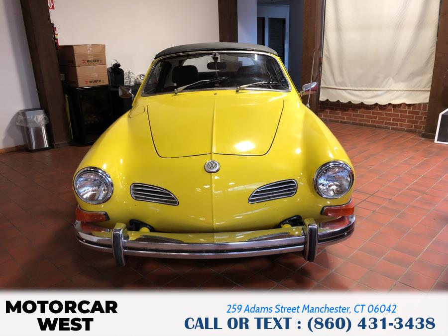 1973 Volkswagen KARMANN GHIA 2dr Conv, available for sale in Manchester, Connecticut | Motorcar West. Manchester, Connecticut 1973 Volkswagen KARMANN GHIA 2dr Conv, available for sale in Manchester, Connecticut | Motorcar West. Manchester, Connecticut