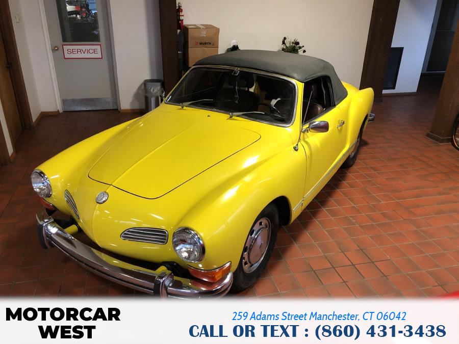 1973 Volkswagen KARMANN GHIA 2dr Conv, available for sale in Manchester, Connecticut | Motorcar West. Manchester, Connecticut 1973 Volkswagen KARMANN GHIA 2dr Conv, available for sale in Manchester, Connecticut | Motorcar West. Manchester, Connecticut