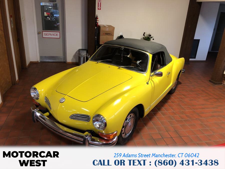 1973 Volkswagen KARMANN GHIA 2dr Conv, available for sale in Manchester, Connecticut | Motorcar West. Manchester, Connecticut 1973 Volkswagen KARMANN GHIA 2dr Conv, available for sale in Manchester, Connecticut | Motorcar West. Manchester, Connecticut
