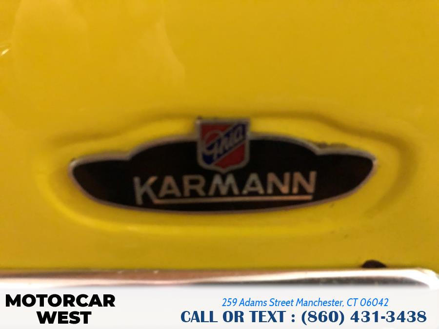 1973 Volkswagen KARMANN GHIA 2dr Conv, available for sale in Manchester, Connecticut | Motorcar West. Manchester, Connecticut 1973 Volkswagen KARMANN GHIA 2dr Conv, available for sale in Manchester, Connecticut | Motorcar West. Manchester, Connecticut
