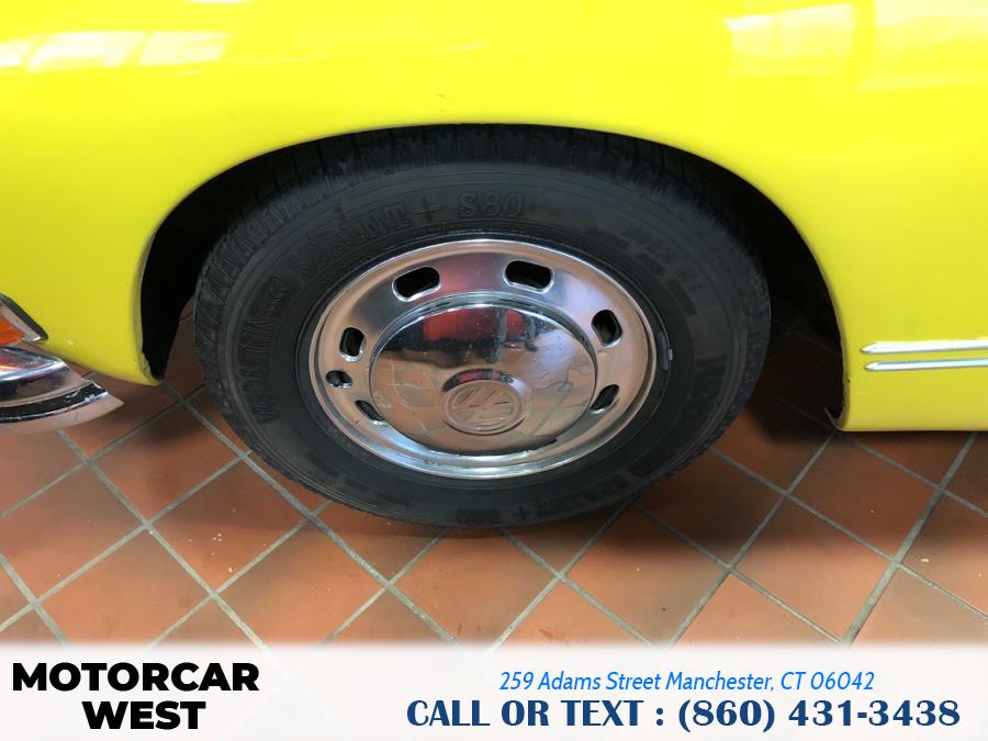 1973 Volkswagen KARMANN GHIA 2dr Conv, available for sale in Manchester, Connecticut | Motorcar West. Manchester, Connecticut 1973 Volkswagen KARMANN GHIA 2dr Conv, available for sale in Manchester, Connecticut | Motorcar West. Manchester, Connecticut