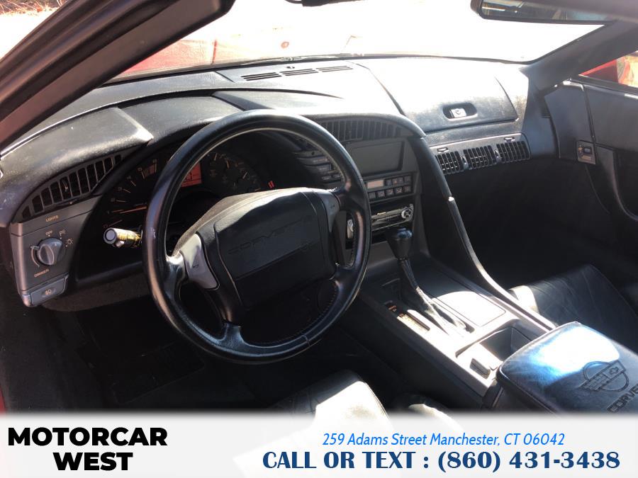 1991 Chevrolet Corvette 2dr Coupe Hatchback, available for sale in Manchester, Connecticut | Motorcar West. Manchester, Connecticut 1991 Chevrolet Corvette 2dr Coupe Hatchback, available for sale in Manchester, Connecticut | Motorcar West. Manchester, Connecticut