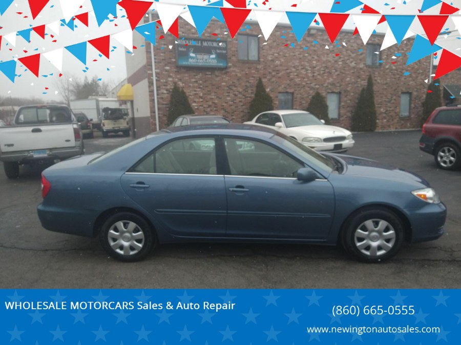 Used Toyota Camry 4dr Sdn LE Auto (Natl) 2003 | Wholesale Motorcars LLC. Newington, Connecticut Used Toyota Camry 4dr Sdn LE Auto (Natl) 2003 | Wholesale Motorcars LLC. Newington, Connecticut