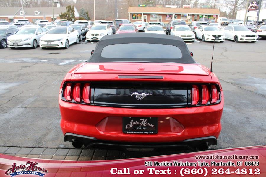 Used Ford Mustang EcoBoost Premium Convertible 2018 | Auto House of Luxury. Plantsville, Connecticut