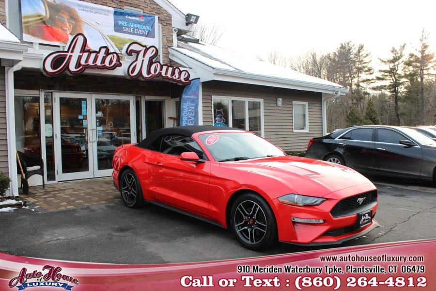 2018 Ford Mustang EcoBoost Premium Convertible, available for sale in Plantsville, Connecticut | Auto House of Luxury. Plantsville, Connecticut 2018 Ford Mustang EcoBoost Premium Convertible, available for sale in Plantsville, Connecticut | Auto House of Luxury. Plantsville, Connecticut