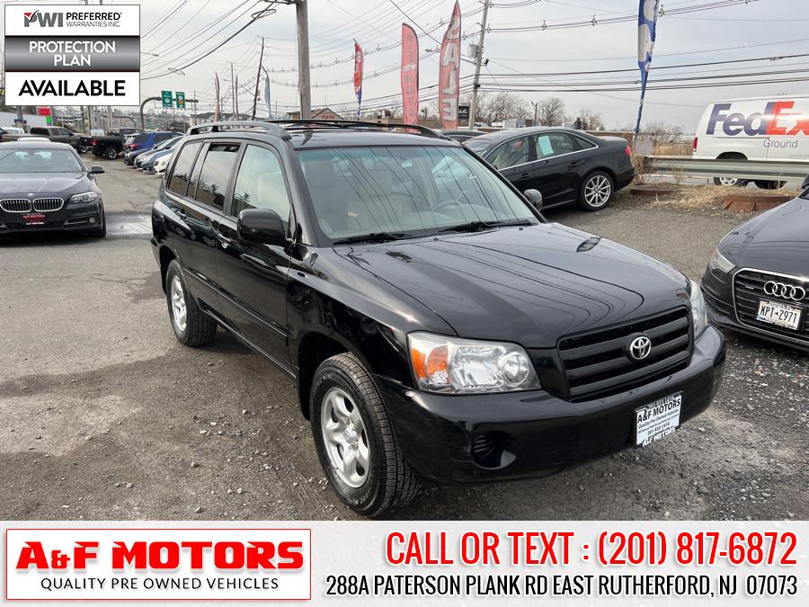 Used Toyota Highlander 4dr 4-Cyl 4WD 2005 | A&F Motors LLC. East Rutherford, New Jersey Used Toyota Highlander 4dr 4-Cyl 4WD 2005 | A&F Motors LLC. East Rutherford, New Jersey