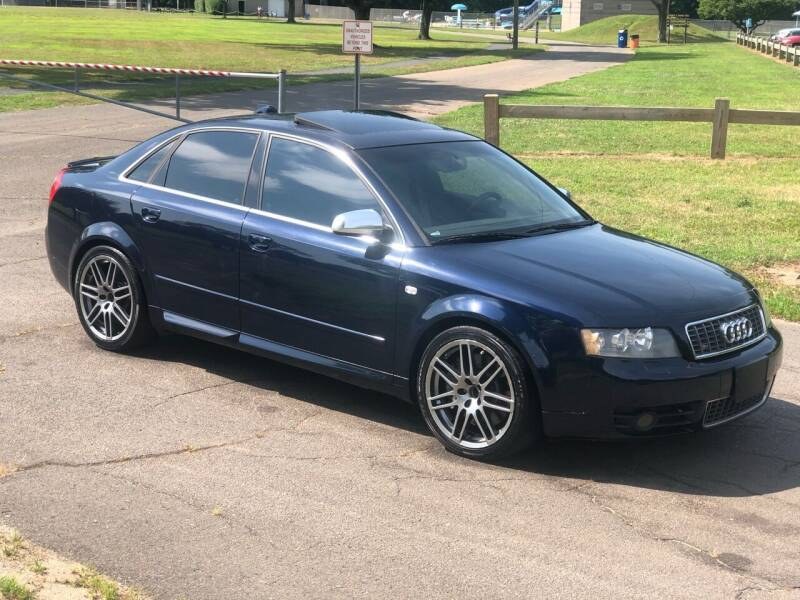 2004 Audi S4 4dr Sdn quattro AWD Man, available for sale in Plainville, Connecticut | Choice Group LLC Choice Motor Car. Plainville, Connecticut