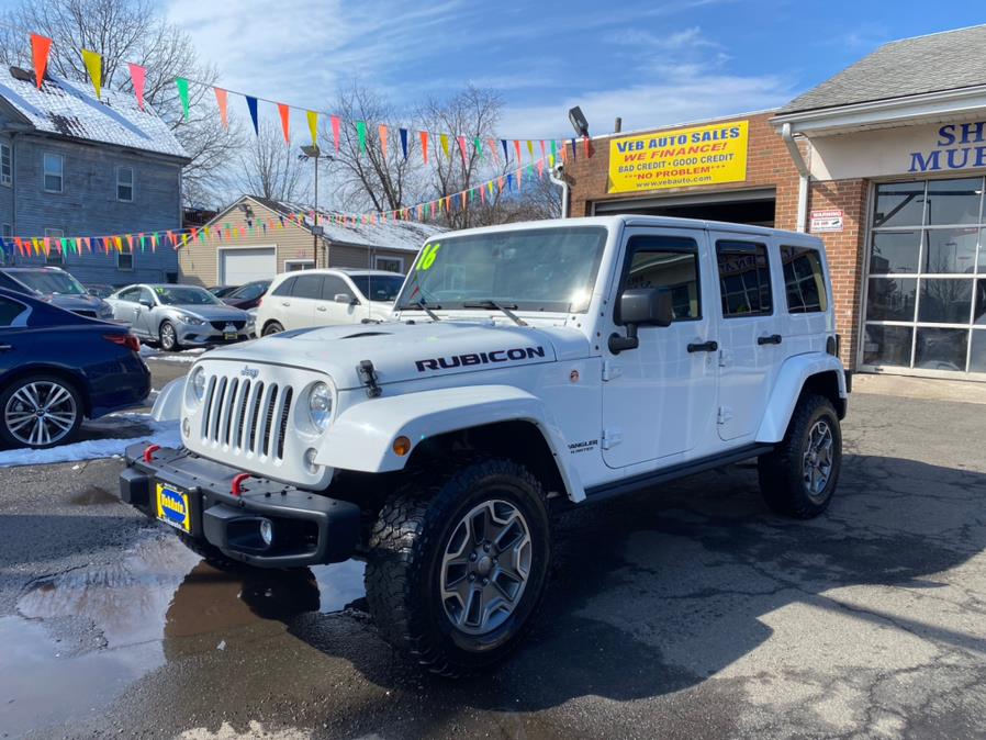 2016 Jeep Wrangler Unlimited 4WD 4dr Rubicon, available for sale in Hartford, Connecticut | VEB Auto Sales. Hartford, Connecticut