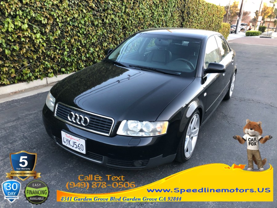 Used Audi A4 4dr Sdn 1.8T CVT 2002 | Speedline Motors. Garden Grove, California Used Audi A4 4dr Sdn 1.8T CVT 2002 | Speedline Motors. Garden Grove, California