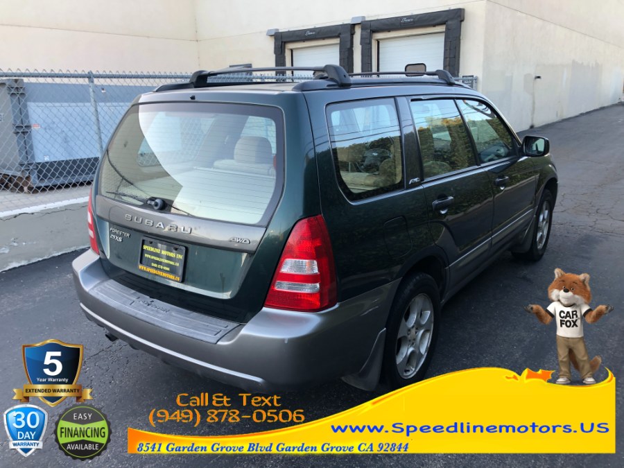 Used Subaru Forester 4dr 2.5 XS Manual 2003 | Speedline Motors. Garden Grove, California Used Subaru Forester 4dr 2.5 XS Manual 2003 | Speedline Motors. Garden Grove, California