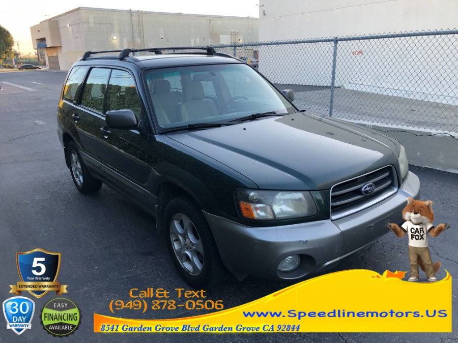 Used Subaru Forester 4dr 2.5 XS Manual 2003 | Speedline Motors. Garden Grove, California Used Subaru Forester 4dr 2.5 XS Manual 2003 | Speedline Motors. Garden Grove, California