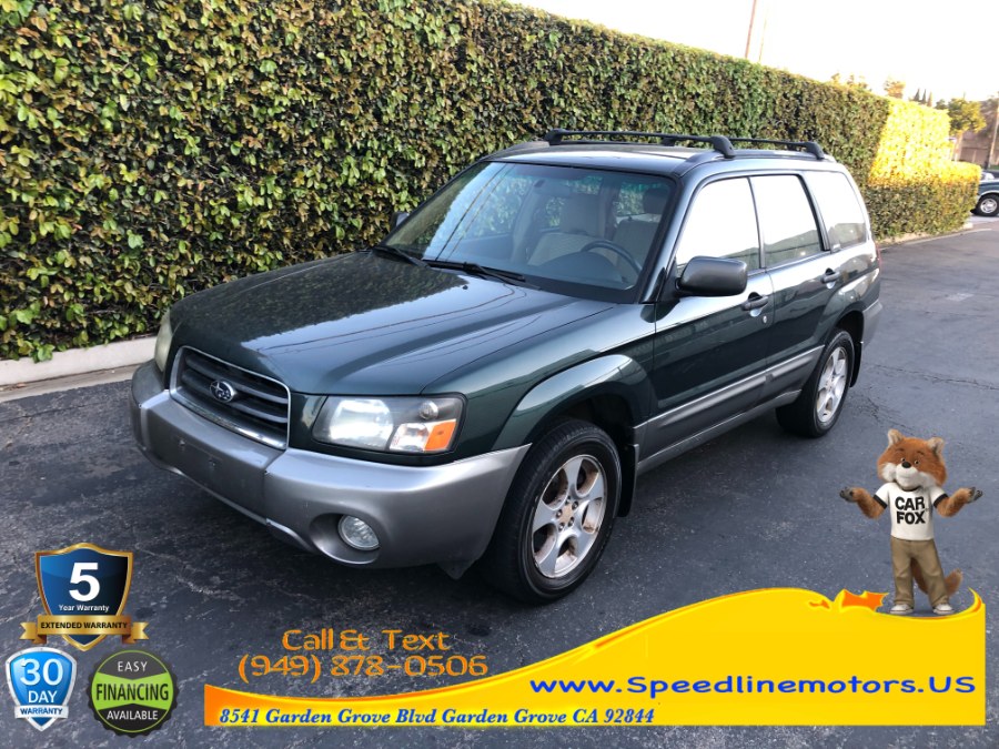 Used Subaru Forester 4dr 2.5 XS Manual 2003 | Speedline Motors. Garden Grove, California Used Subaru Forester 4dr 2.5 XS Manual 2003 | Speedline Motors. Garden Grove, California