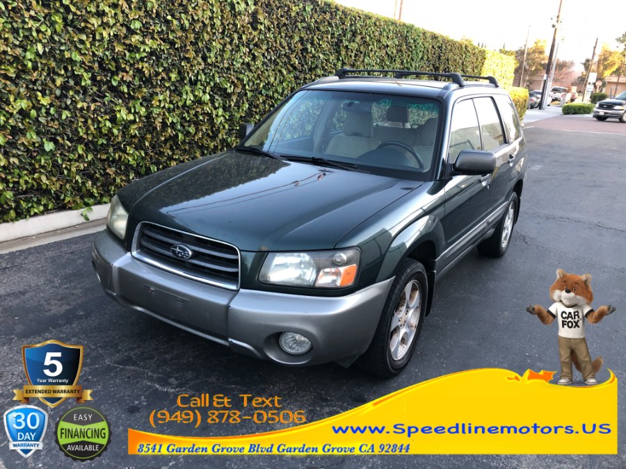 Used Subaru Forester 4dr 2.5 XS Manual 2003 | Speedline Motors. Garden Grove, California Used Subaru Forester 4dr 2.5 XS Manual 2003 | Speedline Motors. Garden Grove, California