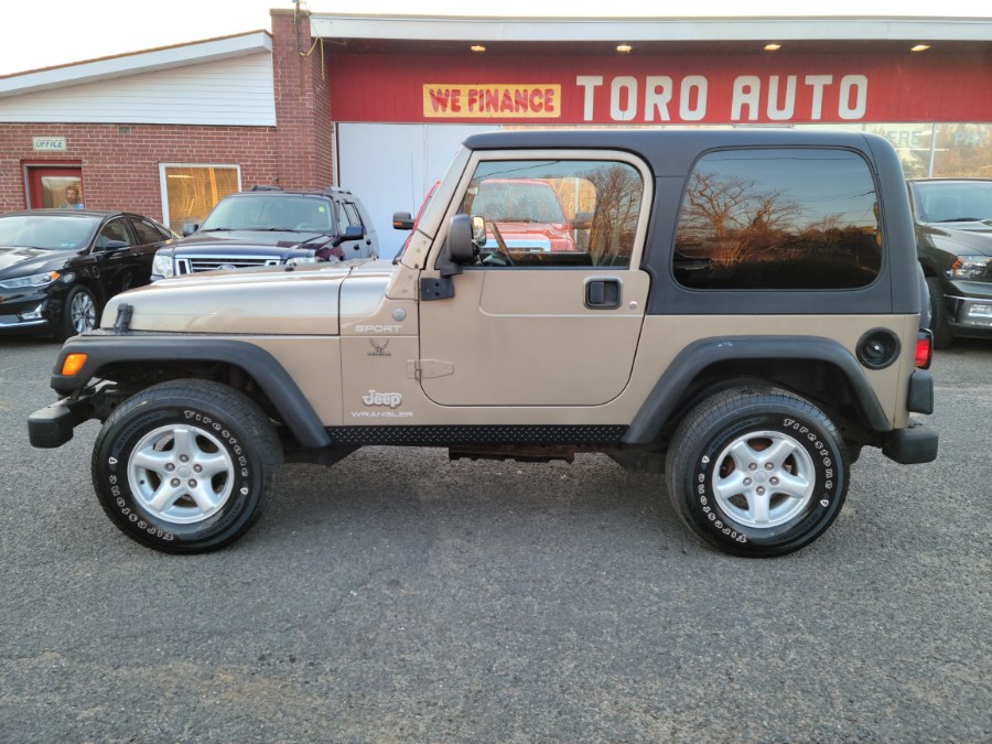 Used Jeep Wrangler Sport 4.0 Straight 6 Manual Hard Top 2004 | Toro Auto. East Windsor, Connecticut Used Jeep Wrangler Sport 4.0 Straight 6 Manual Hard Top 2004 | Toro Auto. East Windsor, Connecticut