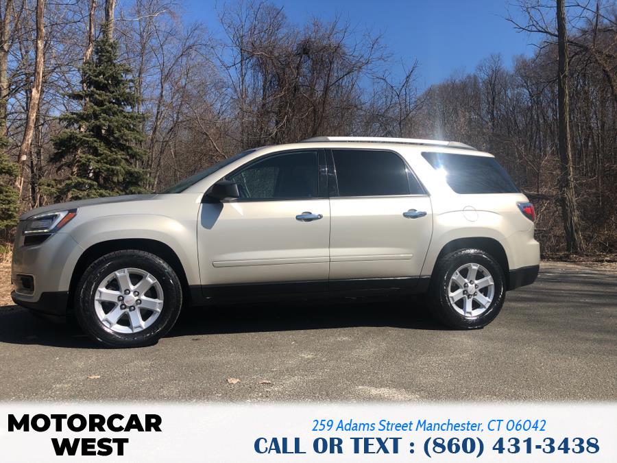 2014 GMC Acadia AWD 4dr SLE1, available for sale in Manchester, Connecticut | Motorcar West. Manchester, Connecticut 2014 GMC Acadia AWD 4dr SLE1, available for sale in Manchester, Connecticut | Motorcar West. Manchester, Connecticut