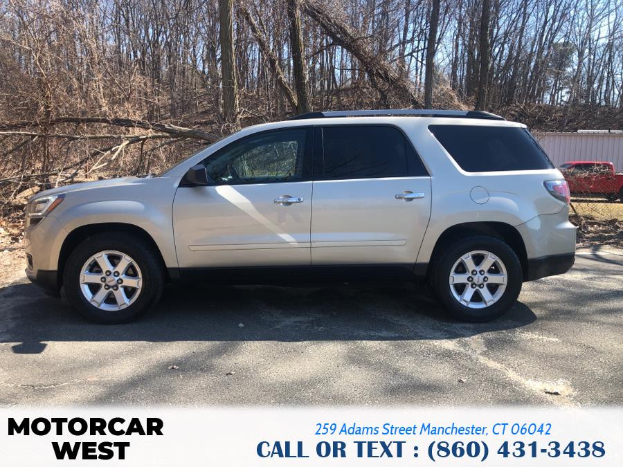 2014 GMC Acadia AWD 4dr SLE1, available for sale in Manchester, Connecticut | Motorcar West. Manchester, Connecticut 2014 GMC Acadia AWD 4dr SLE1, available for sale in Manchester, Connecticut | Motorcar West. Manchester, Connecticut