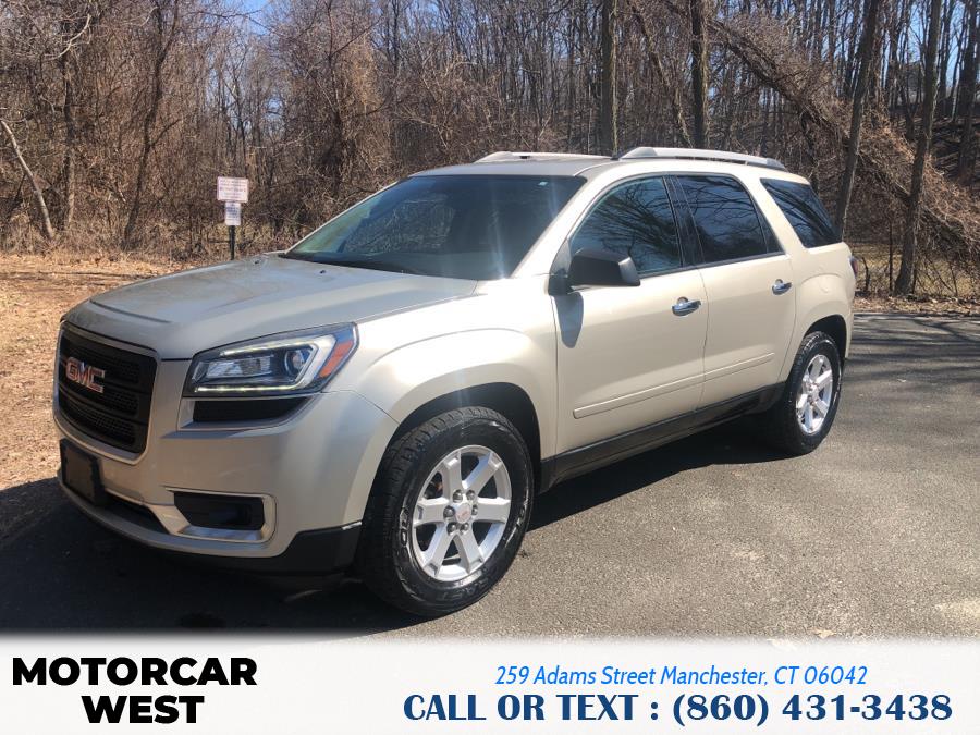 2014 GMC Acadia AWD 4dr SLE1, available for sale in Manchester, Connecticut | Motorcar West. Manchester, Connecticut 2014 GMC Acadia AWD 4dr SLE1, available for sale in Manchester, Connecticut | Motorcar West. Manchester, Connecticut