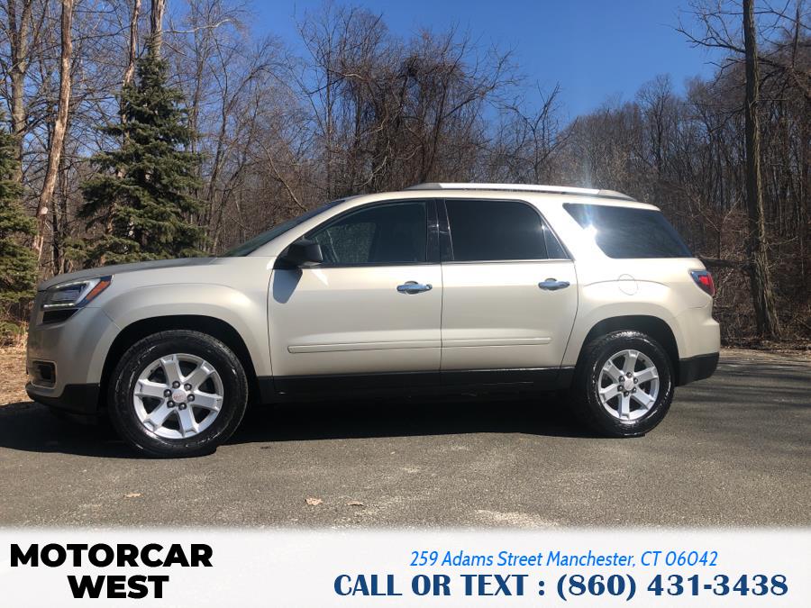 2014 GMC Acadia AWD 4dr SLE1, available for sale in Manchester, Connecticut | Motorcar West. Manchester, Connecticut 2014 GMC Acadia AWD 4dr SLE1, available for sale in Manchester, Connecticut | Motorcar West. Manchester, Connecticut