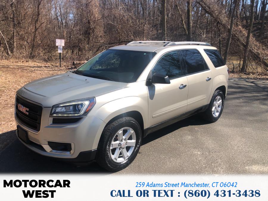 2014 GMC Acadia AWD 4dr SLE1, available for sale in Manchester, Connecticut | Motorcar West. Manchester, Connecticut 2014 GMC Acadia AWD 4dr SLE1, available for sale in Manchester, Connecticut | Motorcar West. Manchester, Connecticut