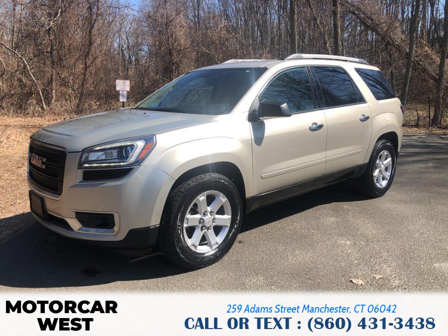 2014 GMC Acadia AWD 4dr SLE1, available for sale in Manchester, Connecticut | Motorcar West. Manchester, Connecticut 2014 GMC Acadia AWD 4dr SLE1, available for sale in Manchester, Connecticut | Motorcar West. Manchester, Connecticut