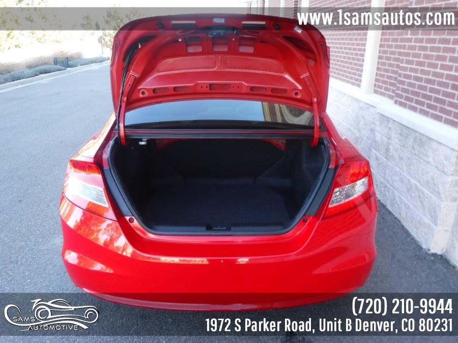 2012 Honda Civic Cpe 2dr Auto LX, available for sale in Denver, Colorado | Sam's Automotive. Denver, Colorado 2012 Honda Civic Cpe 2dr Auto LX, available for sale in Denver, Colorado | Sam's Automotive. Denver, Colorado