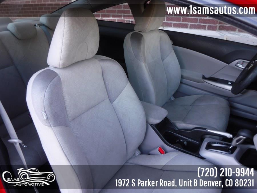 2012 Honda Civic Cpe 2dr Auto LX, available for sale in Denver, Colorado | Sam's Automotive. Denver, Colorado 2012 Honda Civic Cpe 2dr Auto LX, available for sale in Denver, Colorado | Sam's Automotive. Denver, Colorado