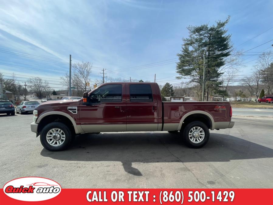 2008 Ford Super Duty F-250 SRW 4WD Crew Cab 156" King Ranch, available for sale in Bristol, Connecticut | Quick Auto LLC. Bristol, Connecticut 2008 Ford Super Duty F-250 SRW 4WD Crew Cab 156" King Ranch, available for sale in Bristol, Connecticut | Quick Auto LLC. Bristol, Connecticut
