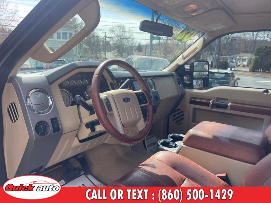 2008 Ford Super Duty F-250 SRW 4WD Crew Cab 156" King Ranch, available for sale in Bristol, Connecticut | Quick Auto LLC. Bristol, Connecticut 2008 Ford Super Duty F-250 SRW 4WD Crew Cab 156" King Ranch, available for sale in Bristol, Connecticut | Quick Auto LLC. Bristol, Connecticut