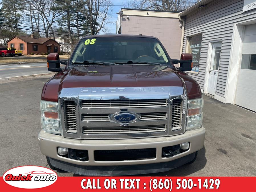 2008 Ford Super Duty F-250 SRW 4WD Crew Cab 156" King Ranch, available for sale in Bristol, Connecticut | Quick Auto LLC. Bristol, Connecticut 2008 Ford Super Duty F-250 SRW 4WD Crew Cab 156" King Ranch, available for sale in Bristol, Connecticut | Quick Auto LLC. Bristol, Connecticut