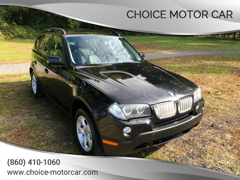 2007 BMW X3 AWD 4dr 3.0si, available for sale in Plainville, Connecticut | Choice Group LLC Choice Motor Car. Plainville, Connecticut