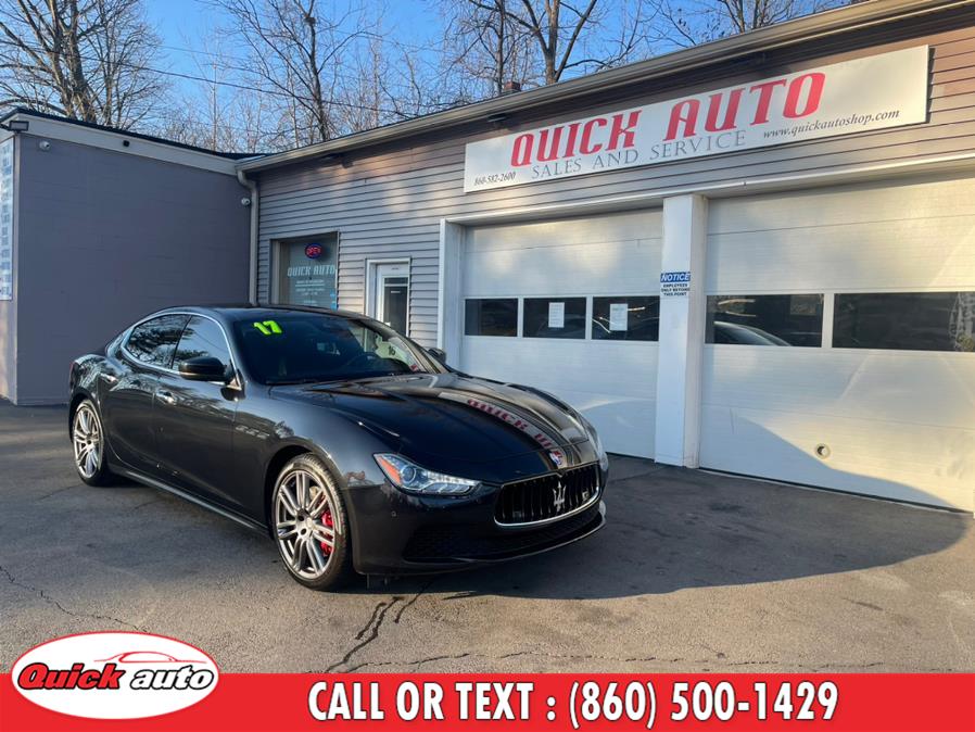 2017 Maserati Ghibli S Q4 3.0L, available for sale in Bristol, Connecticut | Quick Auto LLC. Bristol, Connecticut 2017 Maserati Ghibli S Q4 3.0L, available for sale in Bristol, Connecticut | Quick Auto LLC. Bristol, Connecticut