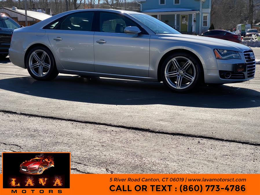 2013 Audi A8 4dr Sdn 3.0L, available for sale in Canton, Connecticut | Lava Motors. Canton, Connecticut 2013 Audi A8 4dr Sdn 3.0L, available for sale in Canton, Connecticut | Lava Motors. Canton, Connecticut