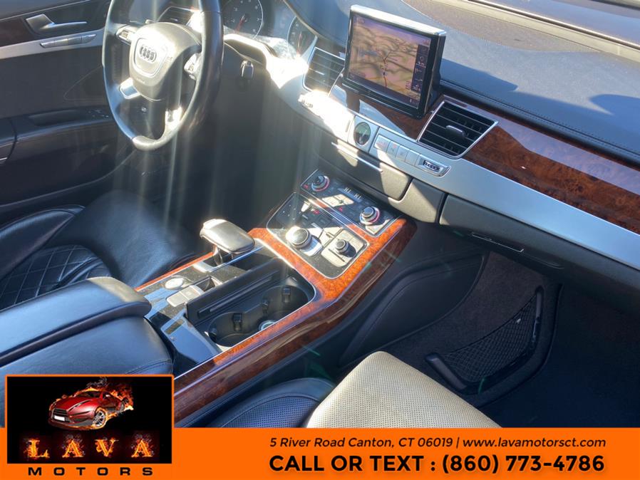2013 Audi A8 4dr Sdn 3.0L, available for sale in Canton, Connecticut | Lava Motors. Canton, Connecticut 2013 Audi A8 4dr Sdn 3.0L, available for sale in Canton, Connecticut | Lava Motors. Canton, Connecticut