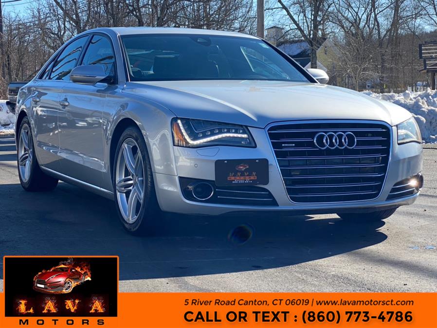 2013 Audi A8 4dr Sdn 3.0L, available for sale in Canton, Connecticut | Lava Motors. Canton, Connecticut 2013 Audi A8 4dr Sdn 3.0L, available for sale in Canton, Connecticut | Lava Motors. Canton, Connecticut