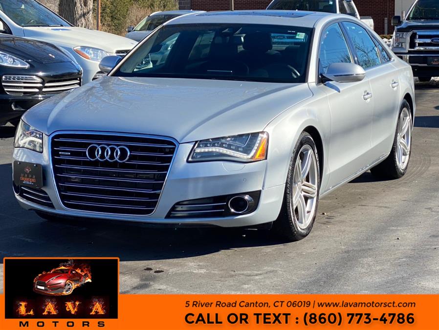 2013 Audi A8 4dr Sdn 3.0L, available for sale in Canton, Connecticut | Lava Motors. Canton, Connecticut 2013 Audi A8 4dr Sdn 3.0L, available for sale in Canton, Connecticut | Lava Motors. Canton, Connecticut