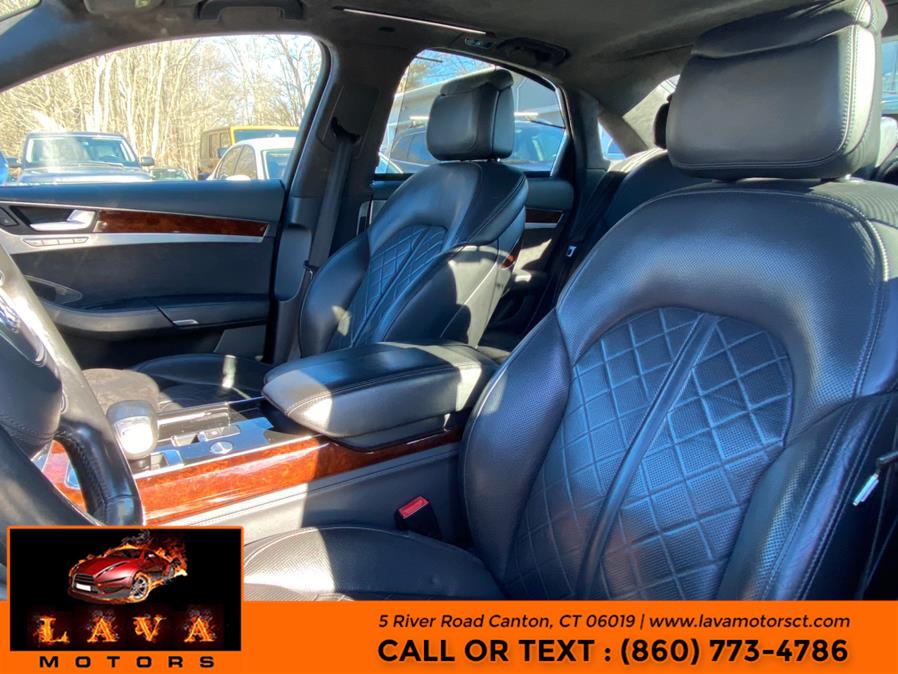 2013 Audi A8 4dr Sdn 3.0L, available for sale in Canton, Connecticut | Lava Motors. Canton, Connecticut 2013 Audi A8 4dr Sdn 3.0L, available for sale in Canton, Connecticut | Lava Motors. Canton, Connecticut