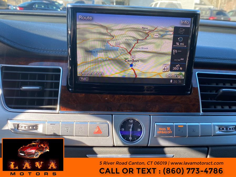 2013 Audi A8 4dr Sdn 3.0L, available for sale in Canton, Connecticut | Lava Motors. Canton, Connecticut 2013 Audi A8 4dr Sdn 3.0L, available for sale in Canton, Connecticut | Lava Motors. Canton, Connecticut