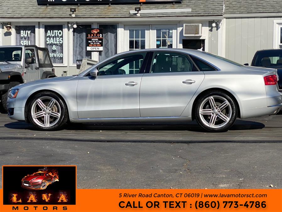 2013 Audi A8 4dr Sdn 3.0L, available for sale in Canton, Connecticut | Lava Motors. Canton, Connecticut 2013 Audi A8 4dr Sdn 3.0L, available for sale in Canton, Connecticut | Lava Motors. Canton, Connecticut