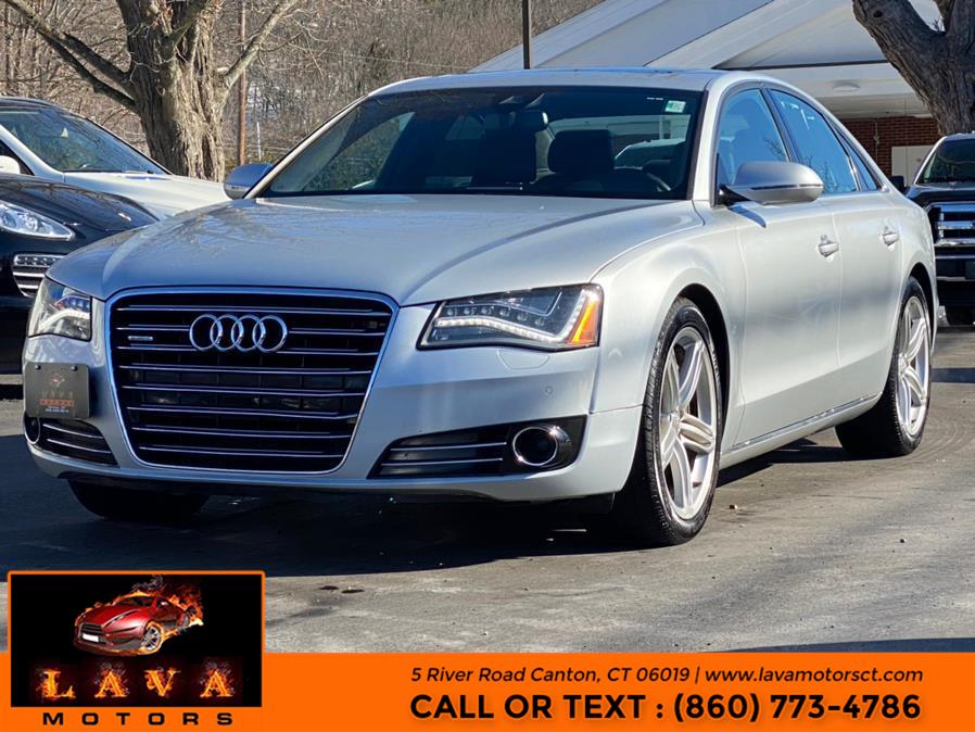 2013 Audi A8 4dr Sdn 3.0L, available for sale in Canton, Connecticut | Lava Motors. Canton, Connecticut 2013 Audi A8 4dr Sdn 3.0L, available for sale in Canton, Connecticut | Lava Motors. Canton, Connecticut