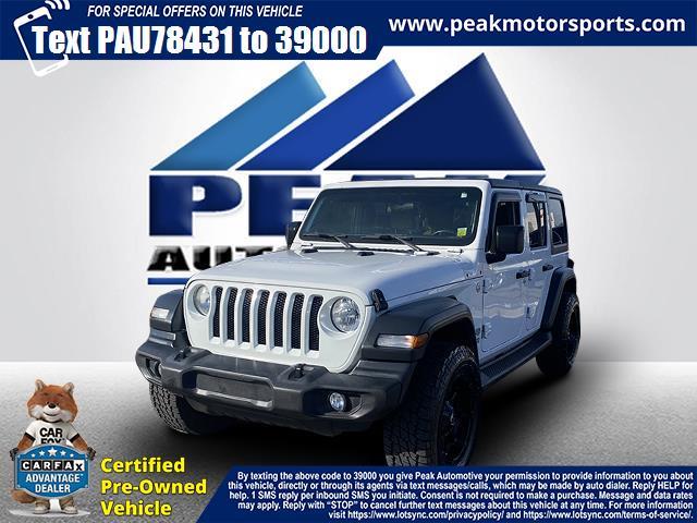 Used Jeep Wrangler Unlimited Sport S 4x4 2018 | Peak Automotive Inc.. Bayshore, New York Used Jeep Wrangler Unlimited Sport S 4x4 2018 | Peak Automotive Inc.. Bayshore, New York