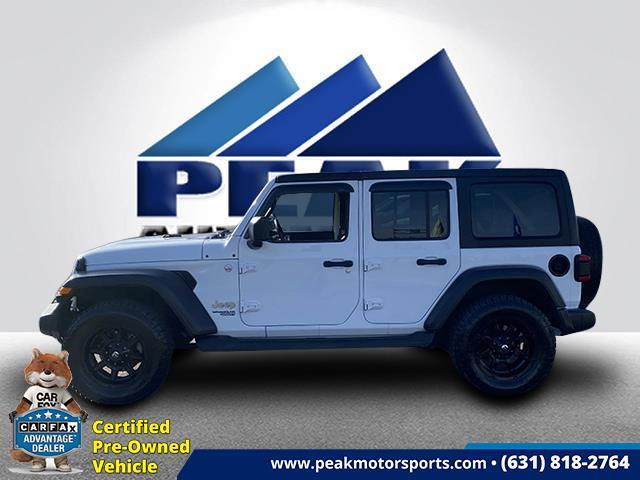 Used Jeep Wrangler Unlimited Sport S 4x4 2018 | Peak Automotive Inc.. Bayshore, New York Used Jeep Wrangler Unlimited Sport S 4x4 2018 | Peak Automotive Inc.. Bayshore, New York
