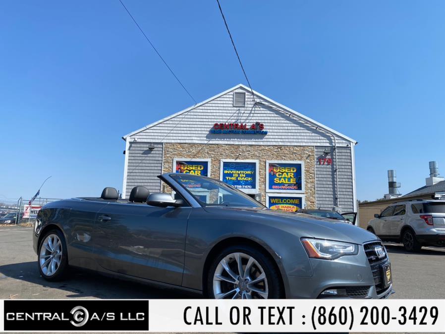 2013 Audi A5 2dr Cabriolet Auto quattro 2.0T Premium Plus, available for sale in East Windsor, Connecticut | Central A/S LLC. East Windsor, Connecticut