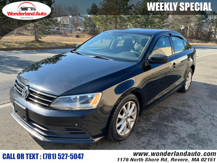 2015 Volkswagen Jetta Sedan 4dr Auto 1.8T Sport PZEV, available for sale in Revere, Massachusetts | Wonderland Auto. Revere, Massachusetts