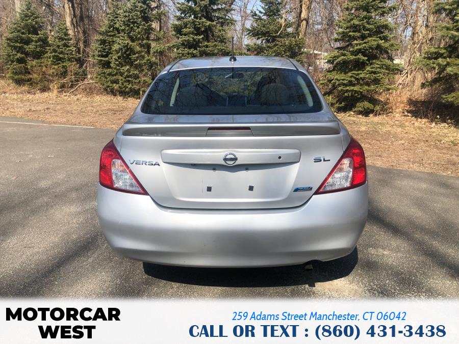 2014 Nissan Versa 4dr Sdn CVT 1.6 SL, available for sale in Manchester, Connecticut | Motorcar West. Manchester, Connecticut 2014 Nissan Versa 4dr Sdn CVT 1.6 SL, available for sale in Manchester, Connecticut | Motorcar West. Manchester, Connecticut