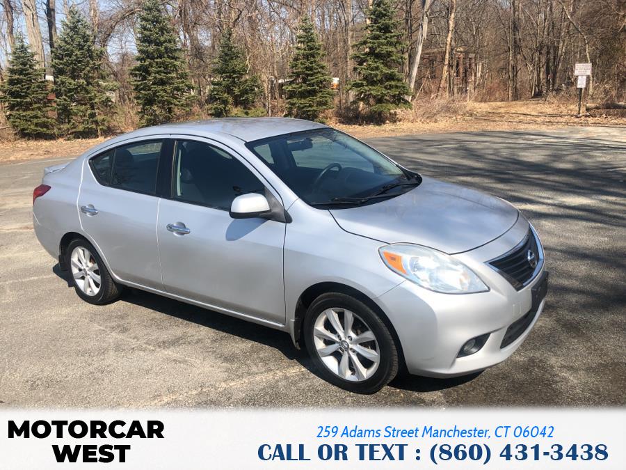 2014 Nissan Versa 4dr Sdn CVT 1.6 SL, available for sale in Manchester, Connecticut | Motorcar West. Manchester, Connecticut 2014 Nissan Versa 4dr Sdn CVT 1.6 SL, available for sale in Manchester, Connecticut | Motorcar West. Manchester, Connecticut
