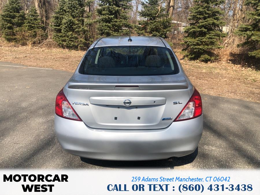 2014 Nissan Versa 4dr Sdn CVT 1.6 SL, available for sale in Manchester, Connecticut | Motorcar West. Manchester, Connecticut 2014 Nissan Versa 4dr Sdn CVT 1.6 SL, available for sale in Manchester, Connecticut | Motorcar West. Manchester, Connecticut